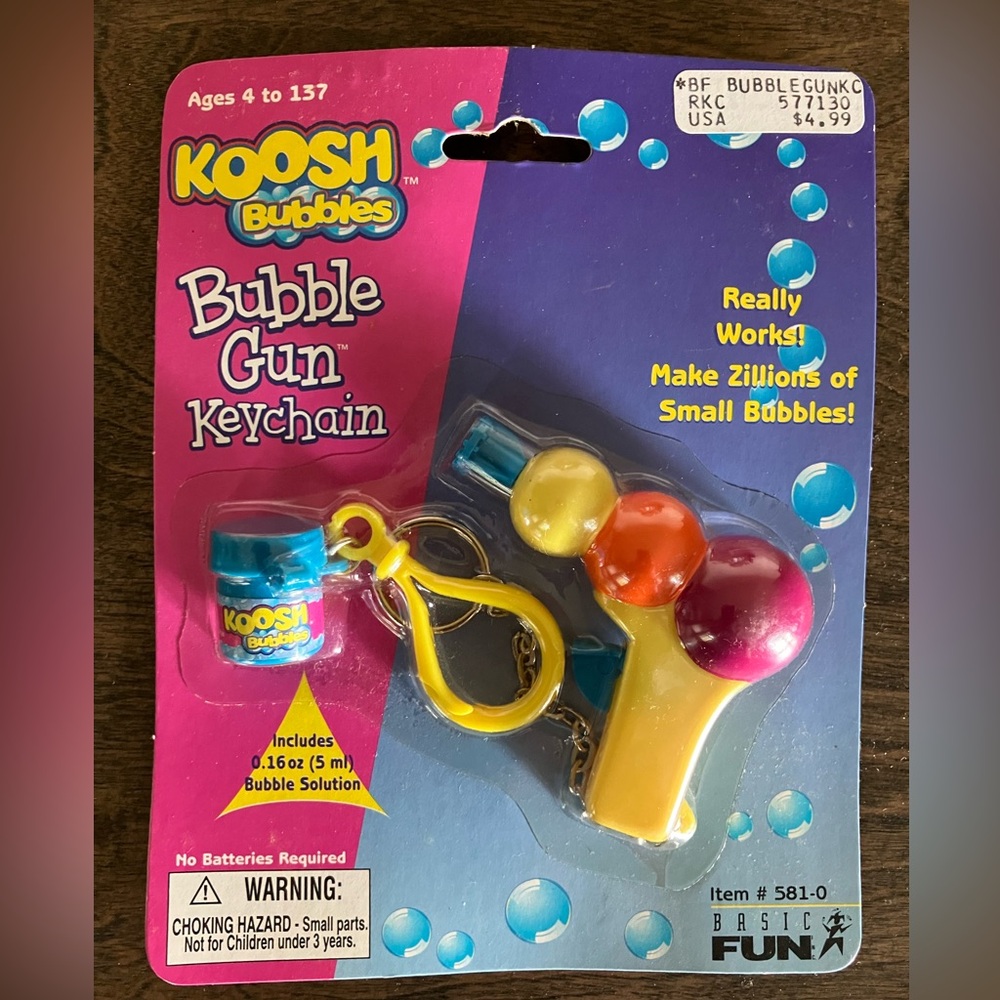 Koosh Bubble Keychain Vintage